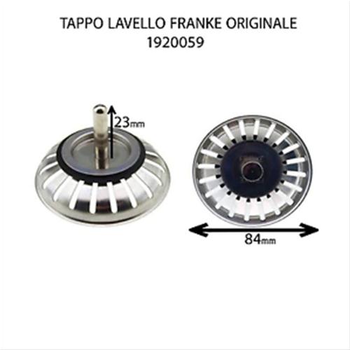 TAPPO FRANKE LAVELLO ORIGINALE - 1920059 - 30 mm GAMBO 84 MM