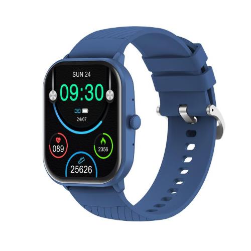 DENVER SWC-187 BLU SMARTWATCH BT DSP 2.04" AMOLED FREQUENZA PRESSIONE OSSIGENO GESTIONE CHIAMATE NOTIFICHE GOOGLE SIRI ASSIST IP67