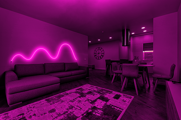 DENVER LCO-541 STRISCIA LED WIFI 5 MT RGB+LUCE BIANCA TUYA 60 LED METRO IP68