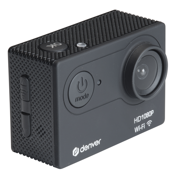 DENVER ACW-5054 Action camera con Wi-Fi, batteria ricaricabile e schermo TFT da 2" sul retro